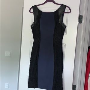 Sexy yet elegant blue and black dress by Guess